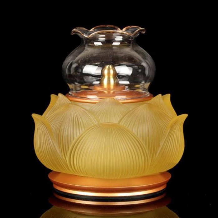 Đèn dầu hoa sen 2