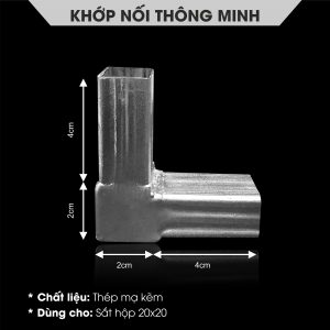 Khớp nối 2 chiều góc 90 độ