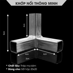 Khớp nối 3 chiều góc 90 độ