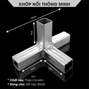 Khớp nối 4 chiều góc 90 độ